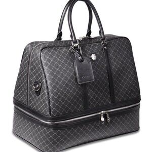 Rioni Duffel Dome Traveler Geneva Black Carry On Duffel